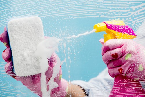 Vacuuming and steam cleaning curtains at home