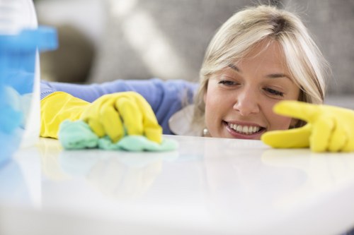 Hot water extraction cleaning improving carpet hygiene